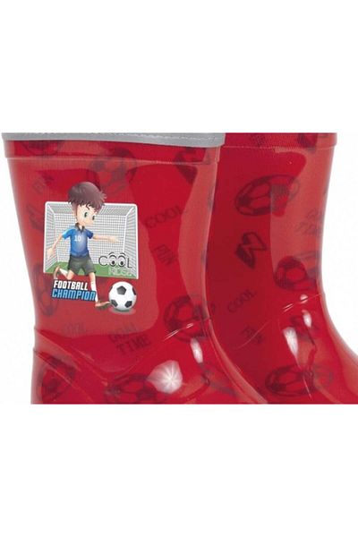 Perletti Perletti Football rubber boots size 26 27 red