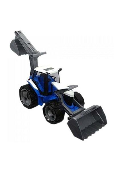 LENA Tractor with excavator and giant plastic bucket 102 cm