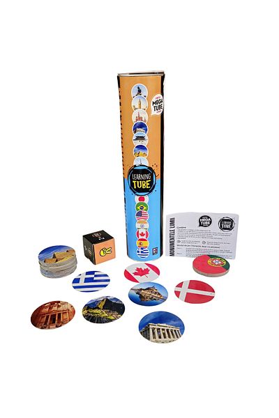 K-TOYZ Learning Tube® Game - Flags & Monuments of the World