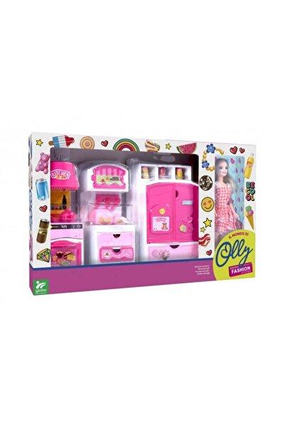 GLOBO Papusa fashion Olly Globo cu bucatarie completa si accesorii
