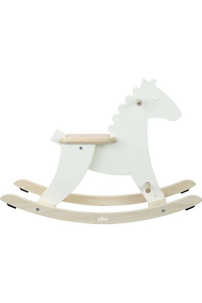 Vilac Wooden rocking horse - White