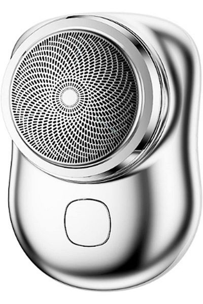 AWH Electric Razor for Men, Mini Portable USB Rechargeable Shaver, Wet & Dry, One-Button Use for Travel