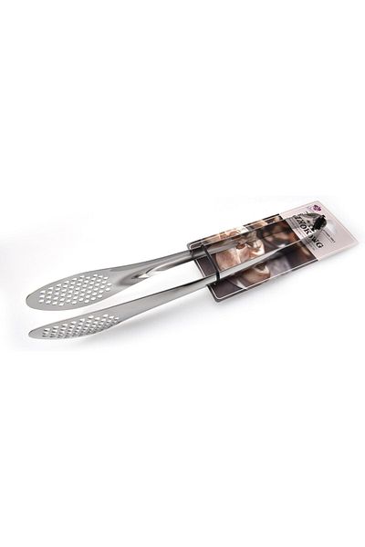 ORCHID ILC 11” Stainless Steel Tongs, Cooking Tongs for NonStick Pans, Tongs for Grilling BBQ Tongs