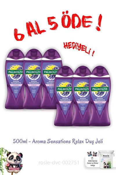 Palmolive Aroma Sensations Relax Shower Gel 500 ml Buy 6 Pay 5