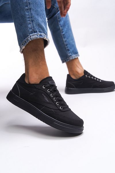 Riccon Τρισαφίρ 0012158   Μοντέλο ανδρικό μαύρο sneaker