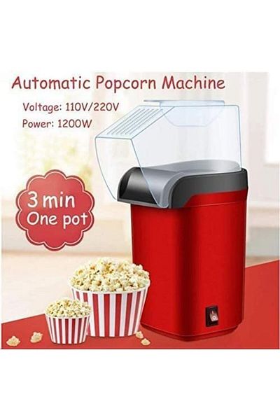 AWH 1200W Electric Popcorn Maker - Quick, Efficient Popping for Perfect Movie-Night Popcorn at Home