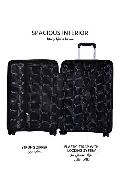 PARAJOHN New EDGE Series 3PCS Polypropylene Luggage Set-NAVY