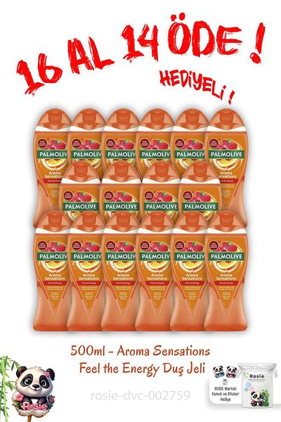 Palmolive Buy 16 Pay 14 Aroma Sensations Feel the Energy Shower Gel 500 ml