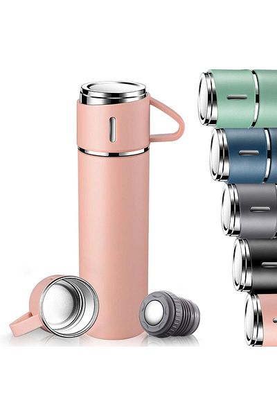 AWH Stainless Steel Insulated Flask, BPA-Free, Leak-Proof, Keeps Hot & Cold for 12 Hours