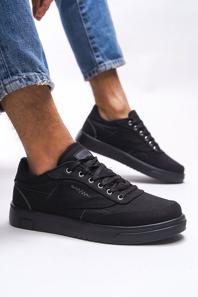 Riccon Τρισαφίρ 0012158   Μοντέλο ανδρικό μαύρο sneaker