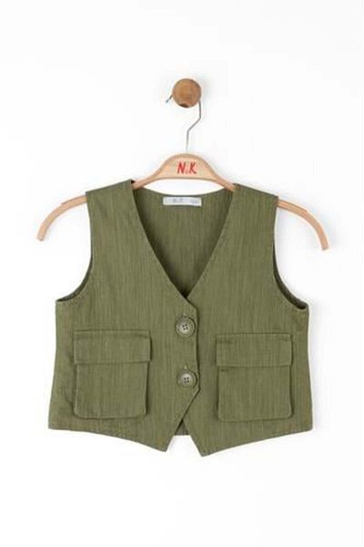 nk kids Жилетка за момичета с кактуси