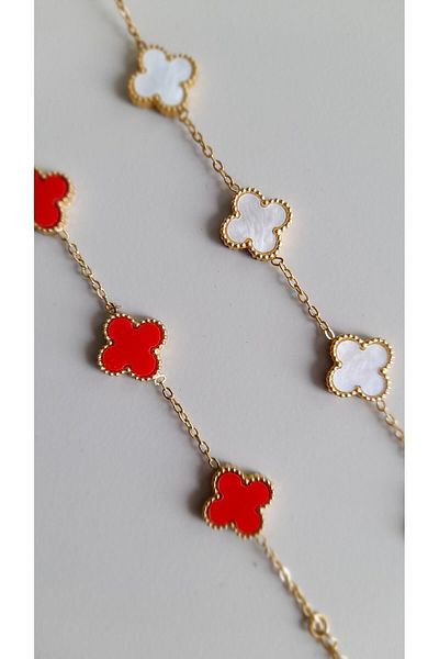 Opia JEWELRY STEEL RED CLOAK VC MODEL GOLD GOLD BRACELET