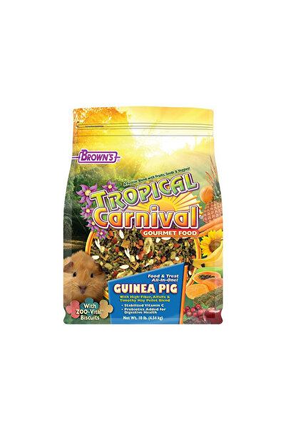 BROWNS طعام تروبيكال كارنيفال لخنزير غينيا - 4.54 كجم