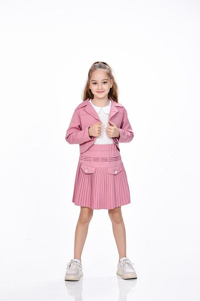 Kamex Girl's Double Skirt Set – Sweet and Stylish Casual Style