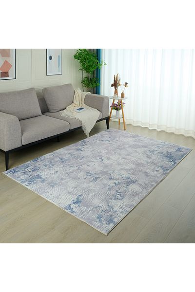 erorex Milan Entropy Printed Plush Fur Rug - 160x230 cm
