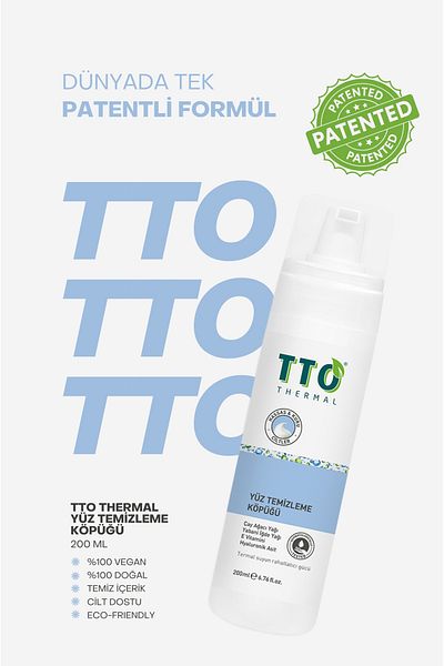 TTO 200 ml Deep Pore Cleansing - Facial Cleansing Foam (Tea Tree Oil)