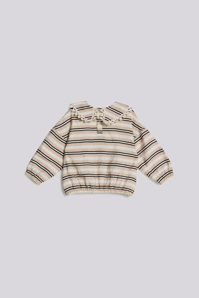 GB Baby BG Store Kız Bebek Çizgili Bluz