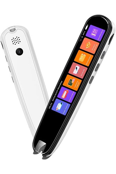 AWH Translation Pen Scanner -Text-to-Speech & Language Translator,OCR Reader & Dyslexia Aid (White)
