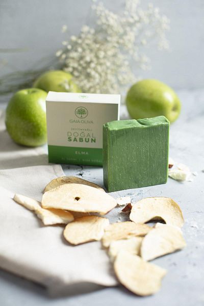 Gaia Oliva Handmade Natural Soap with Apple and Olive Oil