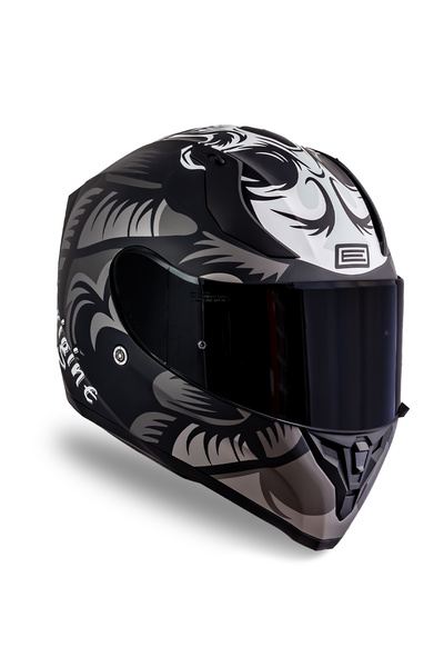 Origine Strada Hardcore Mat Titanyum-Beyaz-Siyah ( Güneş Vizörlü )