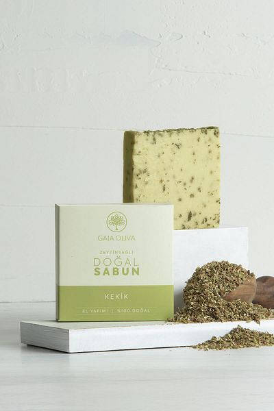 Gaia Oliva Handmade Natural Soap with Thyme and Olive Oil