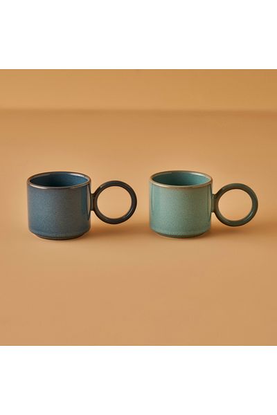 Bella Maison Set of 2 Arcana Espresso Blue (270 Cc)
