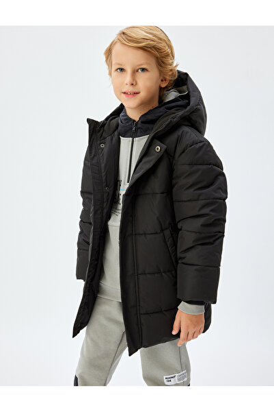 Koton Pufferjacke mit Kapuze - Tasche detailliert