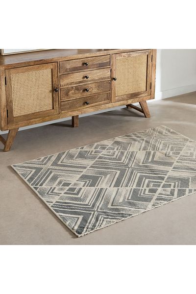 Home Box Mahreen Bloom Stain Resistant Polypropylene Rug 110x160 cm