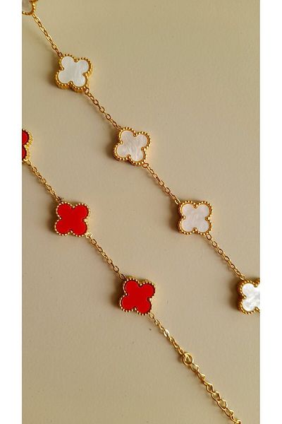 Opia JEWELRY STEEL RED CLOAK VC MODEL GOLD GOLD BRACELET
