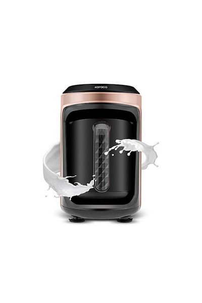 Karaca Hatir Hüps Quartz Közde, Milk Beverage Preparation Turkish Coffee Machine 5 Cup Capacity Rosegold