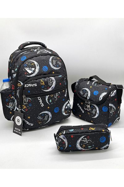 Bevitton Primary School Bag Patterned Set of 3 Boys' Primary School Bag
