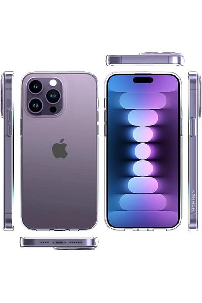 HYPHEN جراب شفاف ناعم من AIRE جراب شفاف ناعم من AIRE - iPhone 15 Pro - 6.1 - iPhone 15 Pro - 6.1