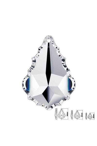 ABOOWE Asphor Leaf Crystal Chandelier Stone Glass Laser Cut 50 mm 1 Piece
