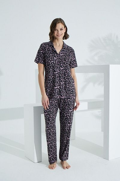 Etoile Bamboo Short Sleeve Summer Women's Pajamas Set 73375