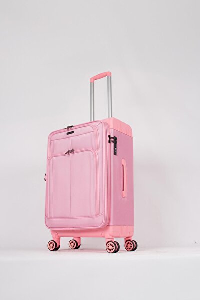 ALBATROS Hybrid New Pink Valiz Orta Boy