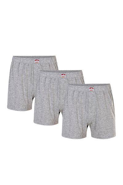 Şahin Şahin Men's Combed Cotton Boxers - Pack of 3