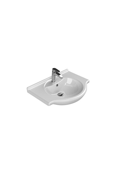 Turkuaz Nil Etajerli Lavabo 65x50 Cm