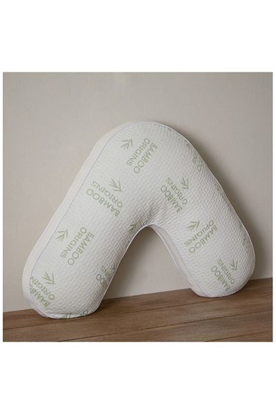Home Box Cloud Comfort V Shaped Memory Foam Pillow 79x56x13 cm