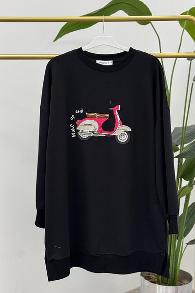Puane 10636 Model Scooter Embroidered Tunic