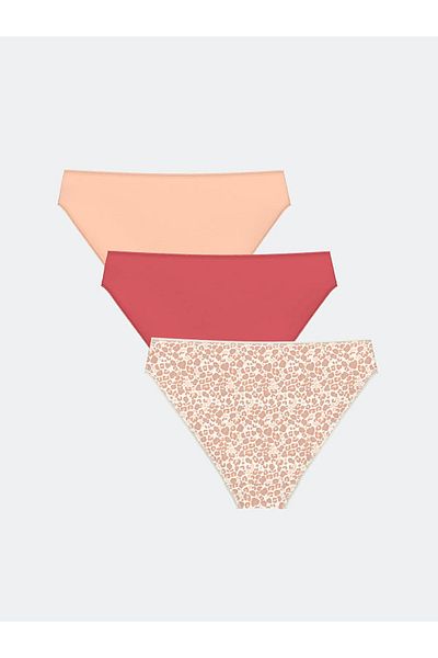 LC Waikiki Dream Coral Printed Bikini Panties 3 Pack