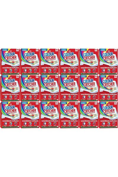 K2R Color Catcher Color Protective Wipes 360 Pcs Economic Pk (18Pk*20)
