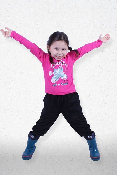 FYK KİDS GIRL'S TOP-BOTTOM LONG SLEEVE SUIT