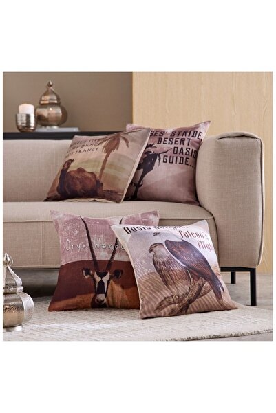 Home Box Desert Life Horse Digital Printed Cushion Cover 45x45 cm