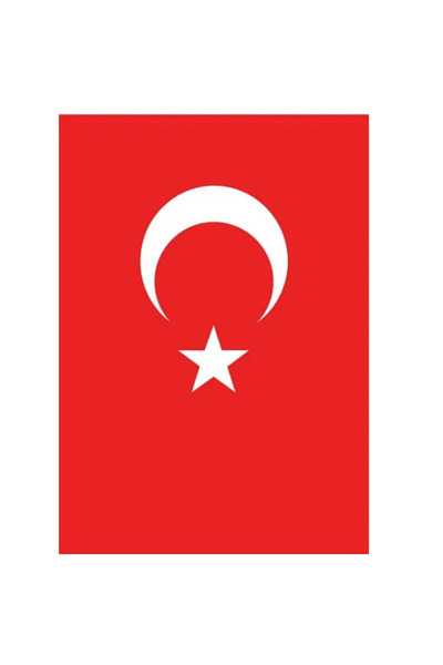Glanart 100x150 cm  türk bayrağı kenarı dikişli %100 polyester+pamuklu (alpak...