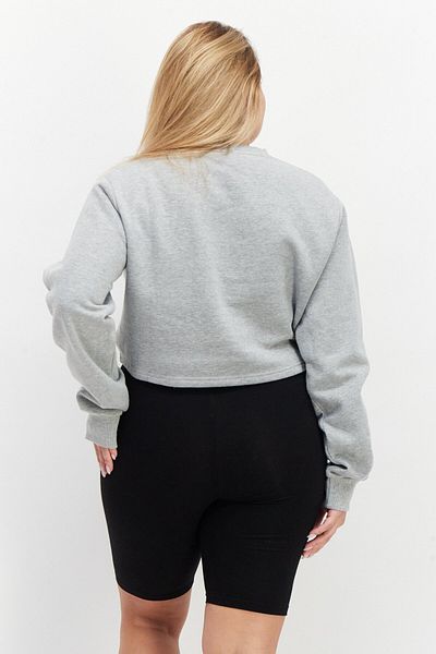 Ellesse Women 2 Pcs Sportswear Fit Long Sleeves Outdoor Top And Shorts, Grey