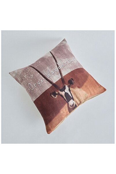 Home Box Desert Life Oryx Digital Printed Cushion Cover 45x45 cm