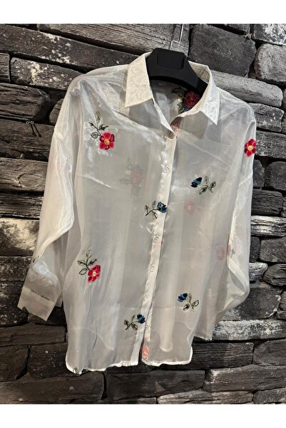 SELVİLERBUTİK NAKIŞLI GÖMLEK
