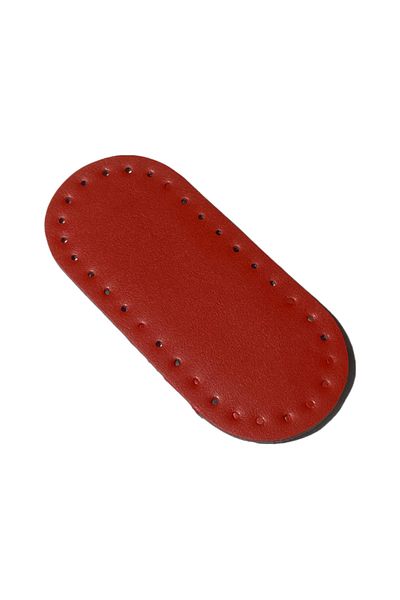 Lady Moss Red Oval Bag Base 14x6