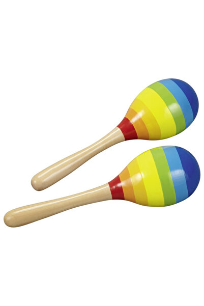 Goki Set 2 maracas curcubeu - Jucarie inovativa pentru micii exploratori