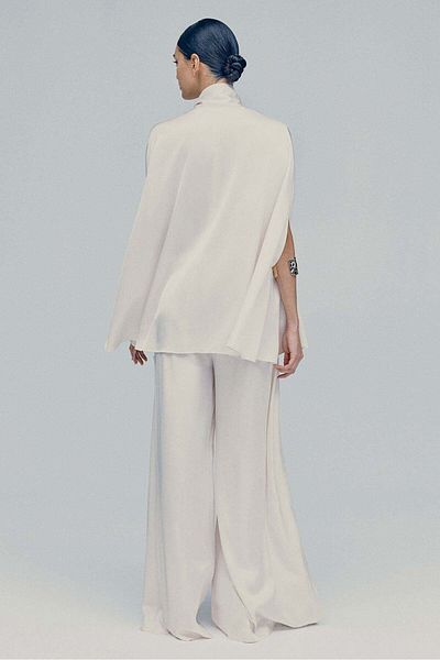 H&M Wide satin trousers